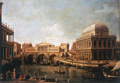 Fig 21 Venice with Palladian buildings
Galleria nazionale di Parma, public domain